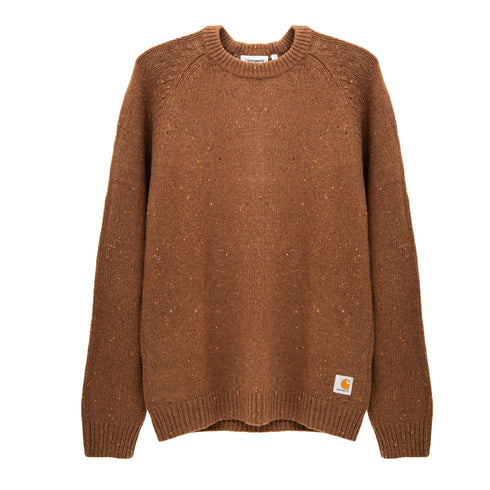 Carhartt WIP Anglistic Sweater Speckles Tamarind I010977.1T6.XX.03 Degli Uberti
