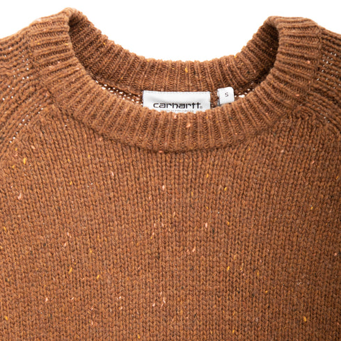 Carhartt WIP Anglistic Sweater Speckles Tamarind I010977.1T6.XX.03 Degli Uberti