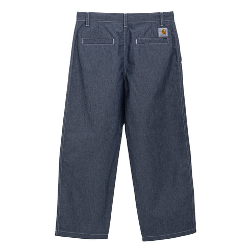 Carhartt Wip Blake Pant Blue Rinsed I034528 4068584106415 Back Degli Uberti