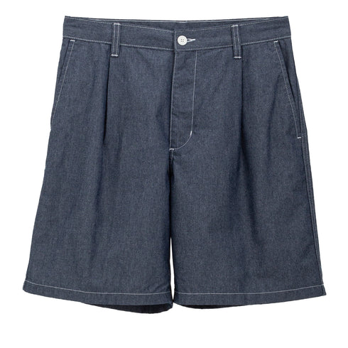 Carhartt Wip Blake Short Blue Rinsed I034529 4068584106521 Front Degli Uberti