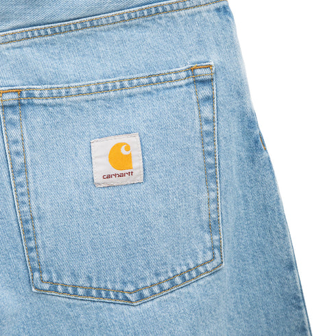 Carhartt WIP Brandon Pant Blue Heavy Stone Bleached I031246.01.A3.03 Degli Uberti