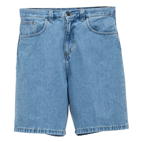 Carhartt Wip Brandon Short Blue Stone Bleached I031921 4064958579090 Front Degli Uberti