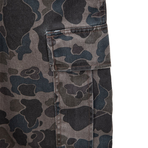 Carhartt WIP Cole Cargo Pant Camo Duck/Grey Stone Washed I031218 Degli Uberti