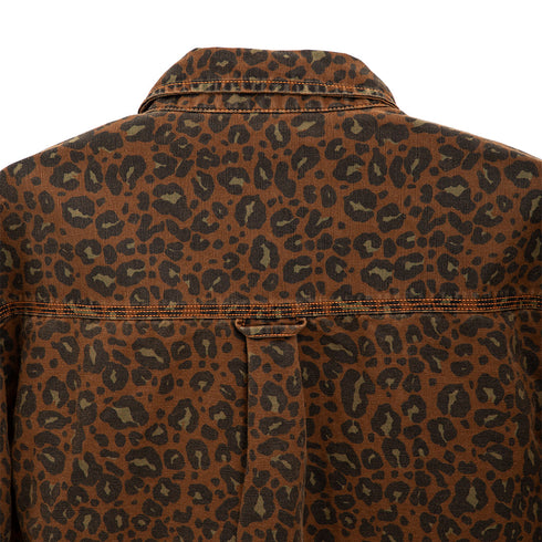 Carhartt WIP Conro Shirt Jacket Camo Leo/Tamarind Garment Dyed I033767 Degli Uberti
