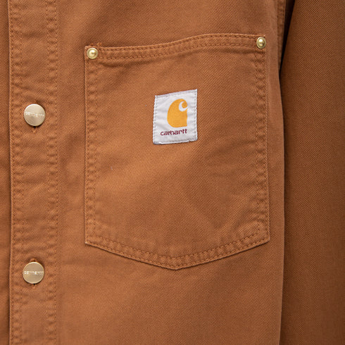 Carhartt WIP Derby Shirt Jacket Hamilton Brown Garment Dyed I032111.HZ.GD.03 Degli Uberti