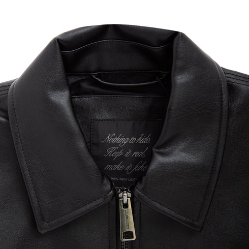 Carhartt WIP Detroit Leather Jacket Black I034426 Degli Uberti