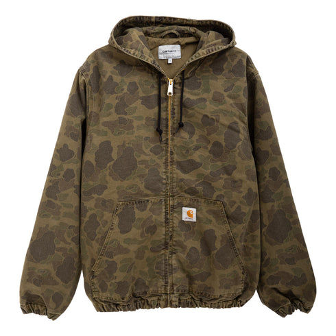 Carhartt WIP Duck Active Jacket Camo Duck Green/Office Green Garment Dyed I033897