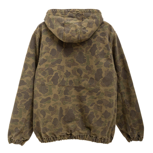 Carhartt WIP Duck Active Jacket Camo Duck Green/Office Green Garment Dyed I033897