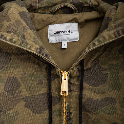 Carhartt WIP Duck Active Jacket Camo Duck Green/Office Green Garment Dyed I033897