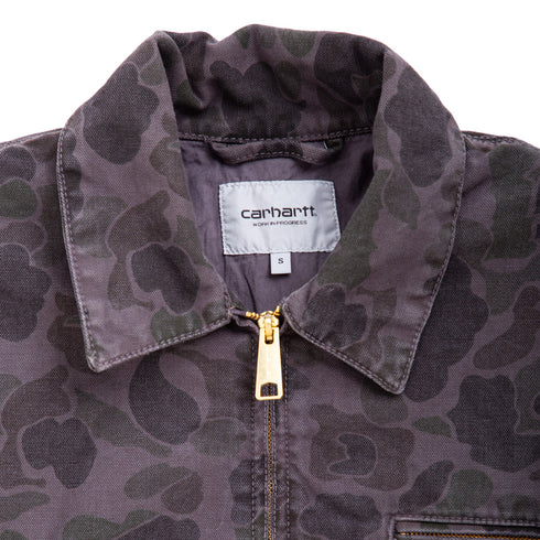 Carhartt WIP Duck Detroit Jacket Camo Duck Green/Graphite Garment Dyed I034281