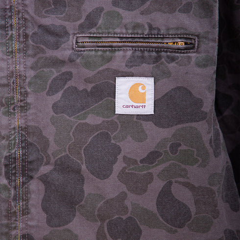 Carhartt WIP Duck Detroit Jacket Camo Duck Green/Graphite Garment Dyed I034281