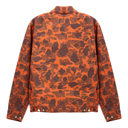 Carhartt WIP Duck Detroit Jacket Camo Duck Green/Turmeric Garment Dyed I034281