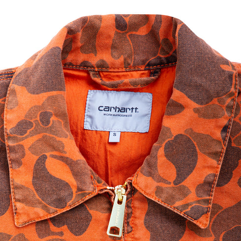 Carhartt WIP Duck Detroit Jacket Camo Duck Green/Turmeric Garment Dyed I034281