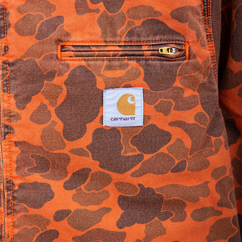 Carhartt WIP Duck Detroit Jacket Camo Duck Green/Turmeric Garment Dyed I034281