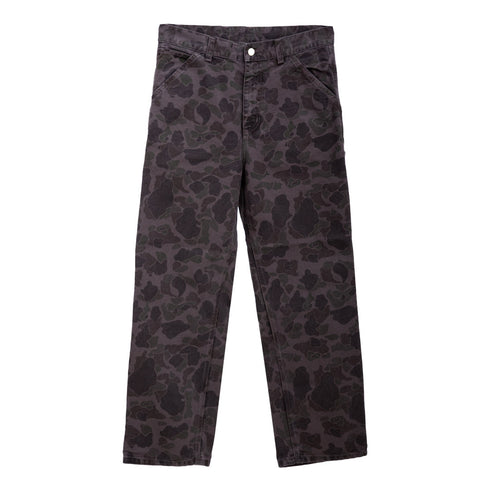 Carhartt WIP Duck Single Knee Pant Camo Duck Green/Graphite Garment Dyed I033896