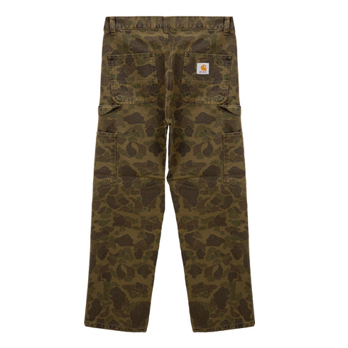 Carhartt WIP Duck Single Knee Pant Camo Duck Green / Office Green Garment Dyed I0338996
