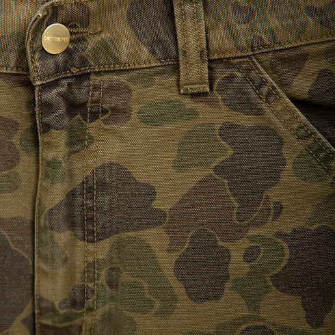 Carhartt WIP Duck Single Knee Pant Camo Duck Green / Office Green Garment Dyed I0338996