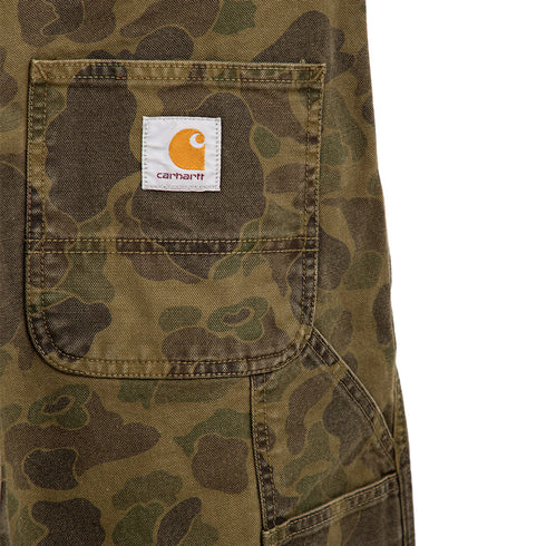 Carhartt WIP Duck Single Knee Pant Camo Duck Green / Office Green Garment Dyed I0338996