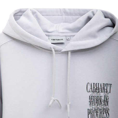 Carhartt WIP Hooded Always a WIP Sweat Sonic Silver I033242.1YE.06.03 Degli Uberti