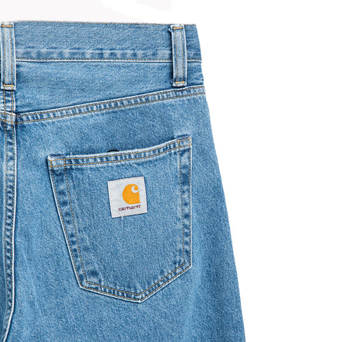 Carhartt WIP Landon Pant Blue Heavy Stone Wash I030468.01.60.00 Degli Uberti