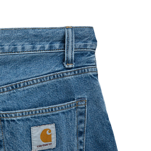 Carhartt WIP Landon Short Blue Heavy Stone Washed I030469.01.60.00 Degli Uberti