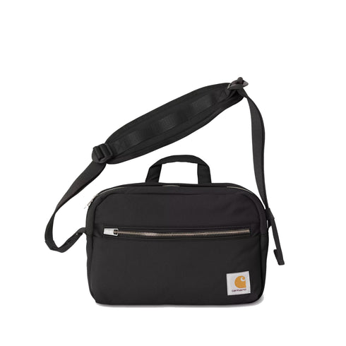 Carhartt WIP Leroy Shoulder Bag Black I035482 4068584214653 Front Degliuberti