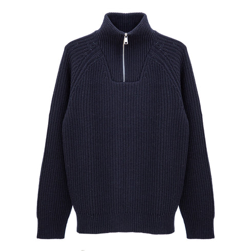 Carhartt WIP Marlon Half Zip Sweater Dark Navy I033913