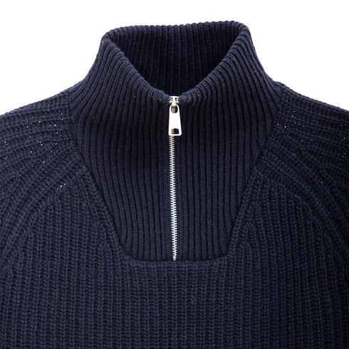 Carhartt WIP Marlon Half Zip Sweater Dark Navy I033913