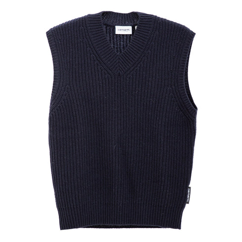 Carhartt WIP Marlon Vest Sweatwer Dark Navy I033909 Degli Uberti