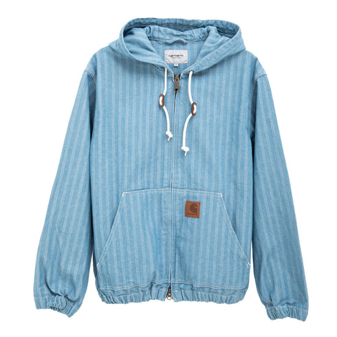 Carhartt WIP Menard Jacket Blue Rinsed I030343 Degli Uberti
