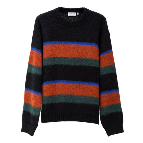 Carhartt WIP Merton Sweater Sundling Stripe/Deep H Brown I033916 Degli Uberti