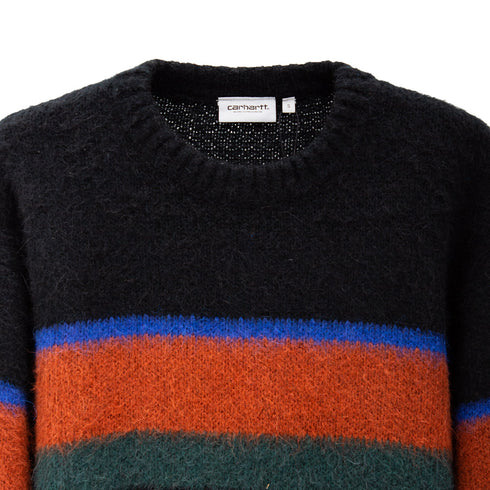 Carhartt WIP Merton Sweater Sundling Stripe/Deep H Brown I033916 Degli Uberti