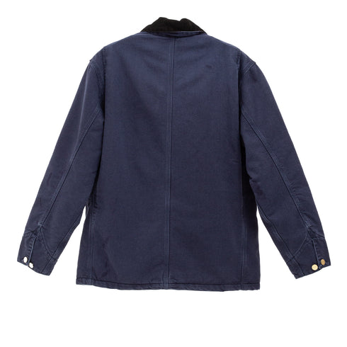 Carhartt WIP OG Chore Coat Dark Navy/Black Stone Canvas I035613 Back Degli Uberti