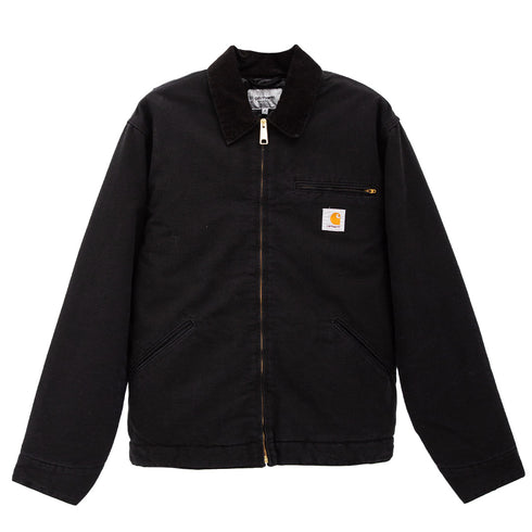 Carhartt WIP OG Detroit Jacket Black/Black Aged Canvas I027358 Degli Uberti