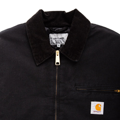 Carhartt WIP OG Detroit Jacket Black/Black Aged Canvas I027358 Degli Uberti