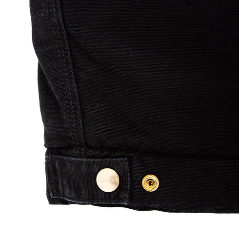 Carhartt WIP OG Detroit Jacket Black/Black Aged Canvas I027358 Degli Uberti