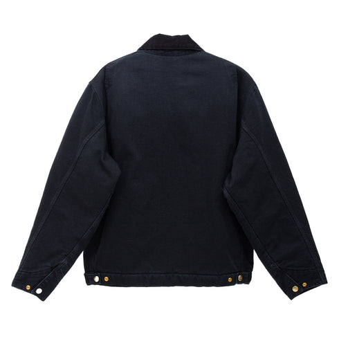 Carhartt Wip OG Detroit Jacket Black/Black Stone Canvas I035614 Back 1 Degli Uberti