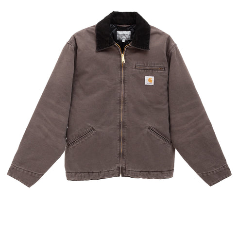 Carhartt Wip OG Detroit Jacket Tobacco/Black Stone Canvas I035614 Front 1 Degli Uberti