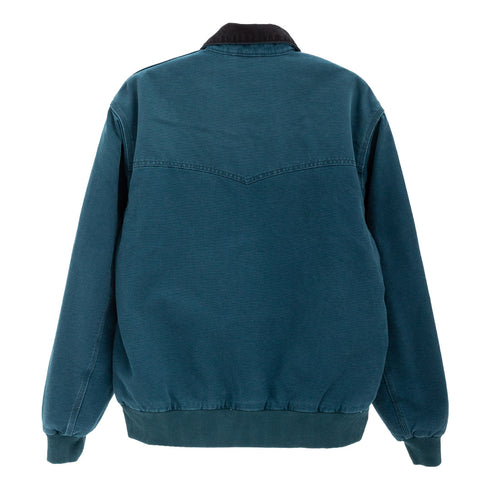 Carhartt WIP OG Santa Fe Jacket Deep Lagoon/Black Stone Canvas I034317 Degli Uberti