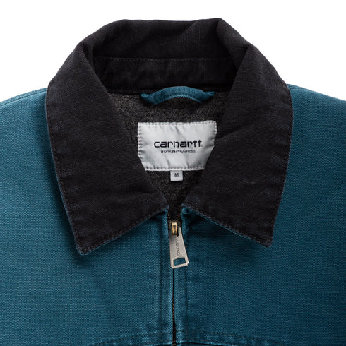 Carhartt WIP OG Santa Fe Jacket Deep Lagoon/Black Stone Canvas I034317 Degli Uberti