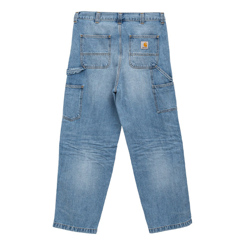 Carhartt Wip OG Single Knee Pant Blue Burst Washed I034871 4068584153280 Back Degli Uberti