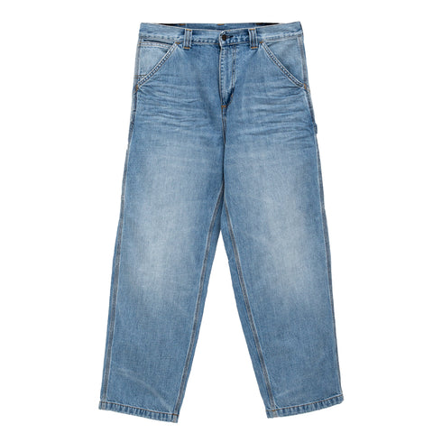 Carhartt Wip OG Single Knee Pant Blue Burst Washed I034871 4068584153280 Front Degli Uberti