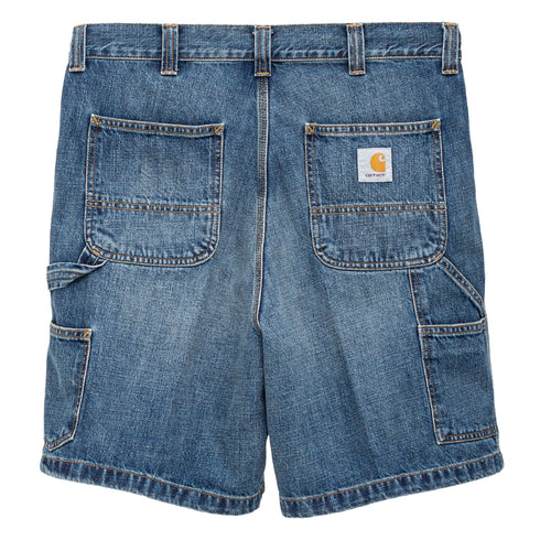 Carhartt Wip OG Single Knee Short Blue Dark Used Washed I034872 4068584153402 Back Degli Uberti