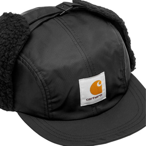 Carhartt WIP Oltera Ear Guard Cap Black I035409 degliuberti 3
