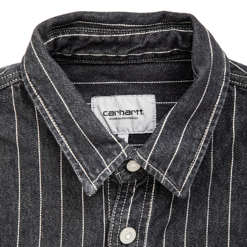 Carhartt WIP Orlean Shirt Jac Black/White Stone I033009.1XX.06.03 Degli Uberti