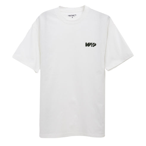 Carhartt WIP S/S Assemble T-Shirt White/Smoke Green I032416.1UR.XX.03 Degli Uberti