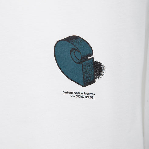 Carhartt WIP S/S Diagram C T-Shirt White I033177.02.XX.03 Degli Uberti