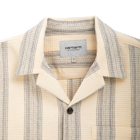 Carhartt WIP S/S Dodson Shirt Dodson Stripe/Natural I033687 Degli Uberti