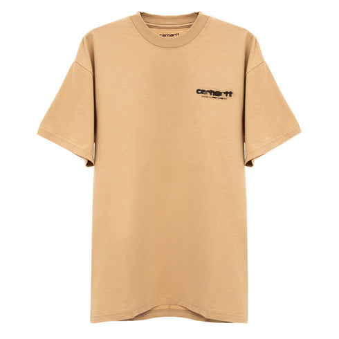 Carhartt WIP S/S Ink Bleed T-Shirt Sable/Tobacco I032878.0IX.XX.03 Degli Uberti