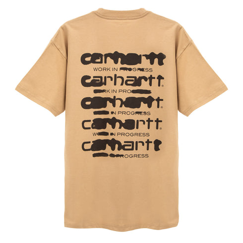 Carhartt WIP S/S Ink Bleed T-Shirt Sable/Tobacco I032878.0IX.XX.03 Degli Uberti